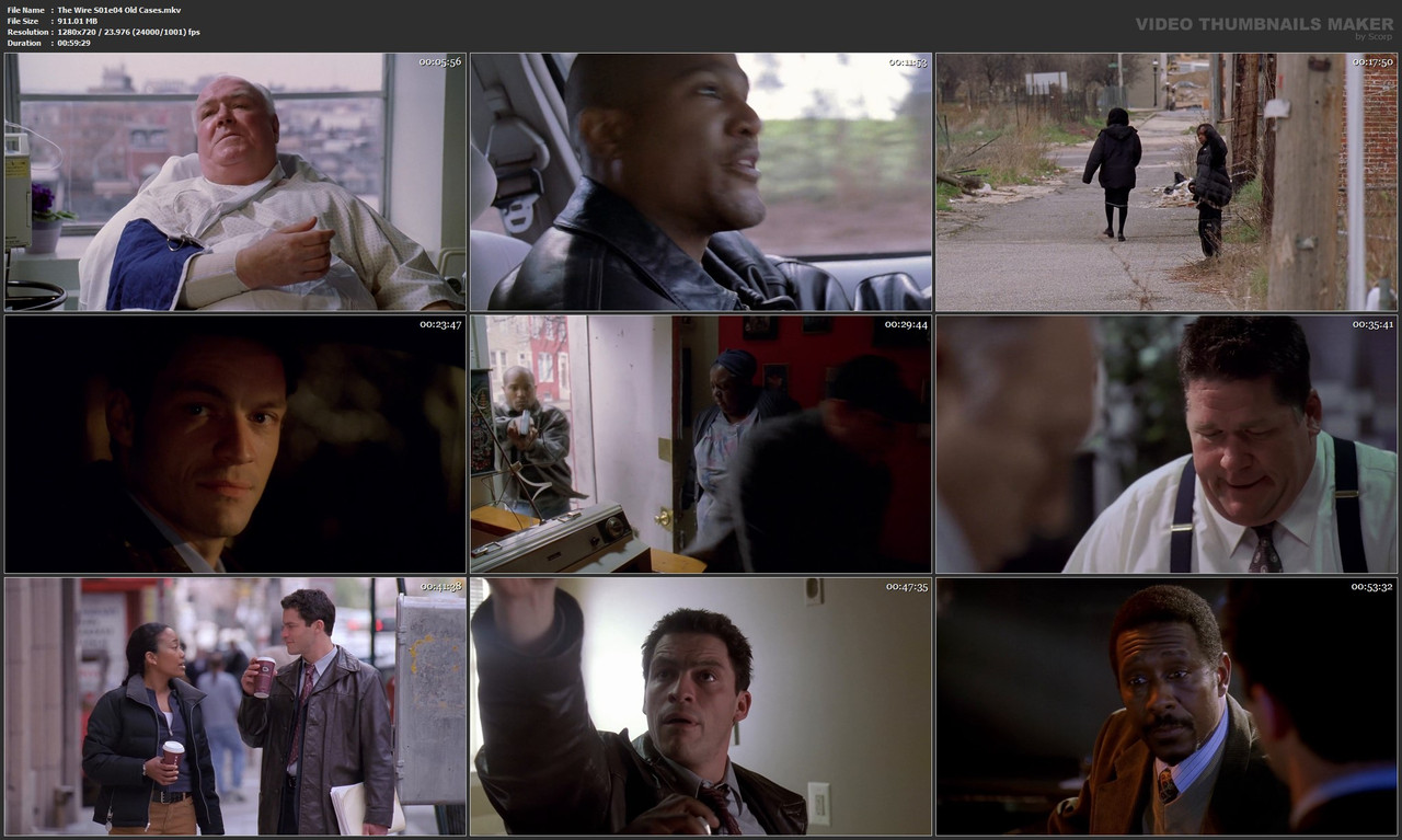 The Wire S01e04 Old Cases.mkv