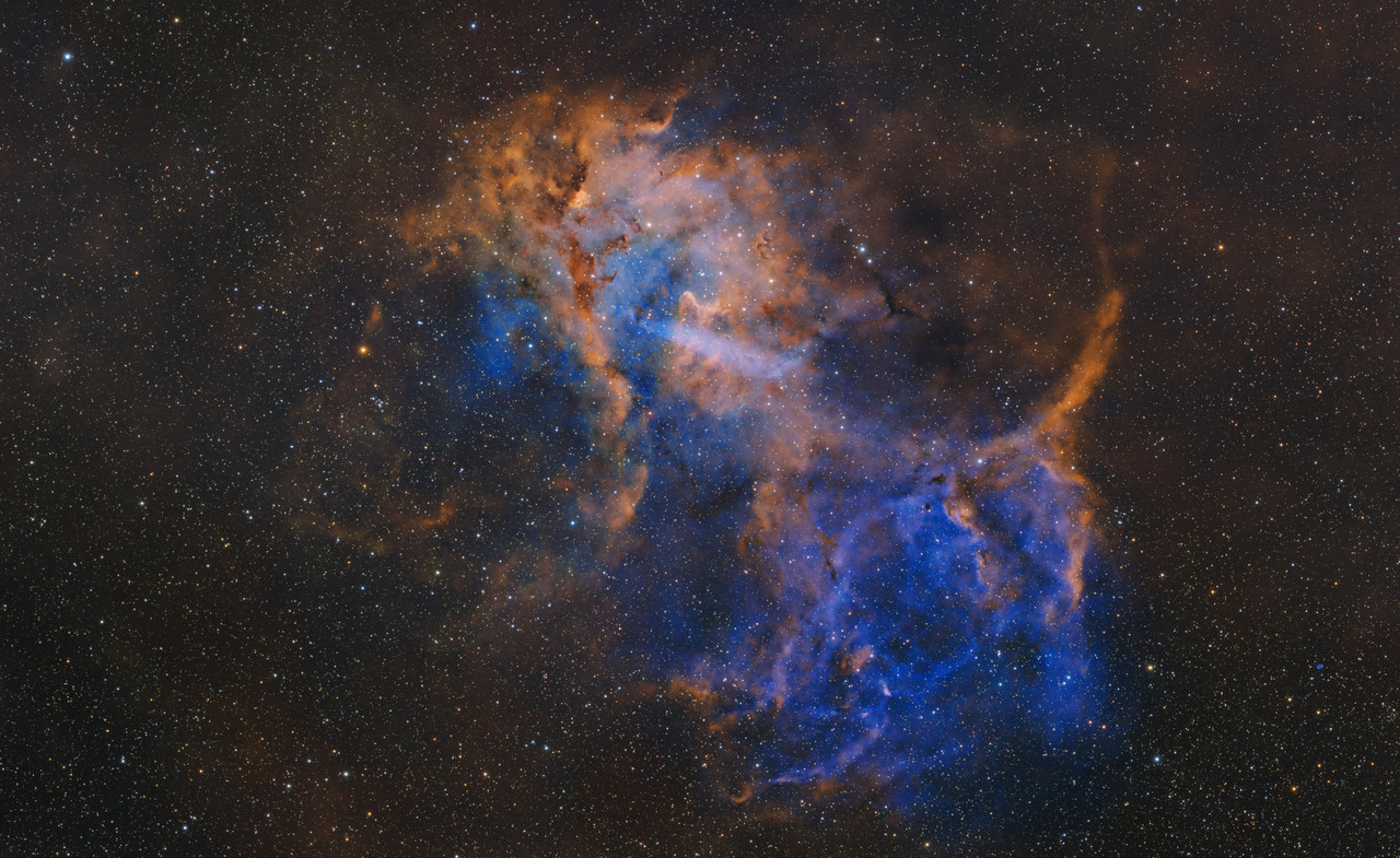 Lion nebula 3de