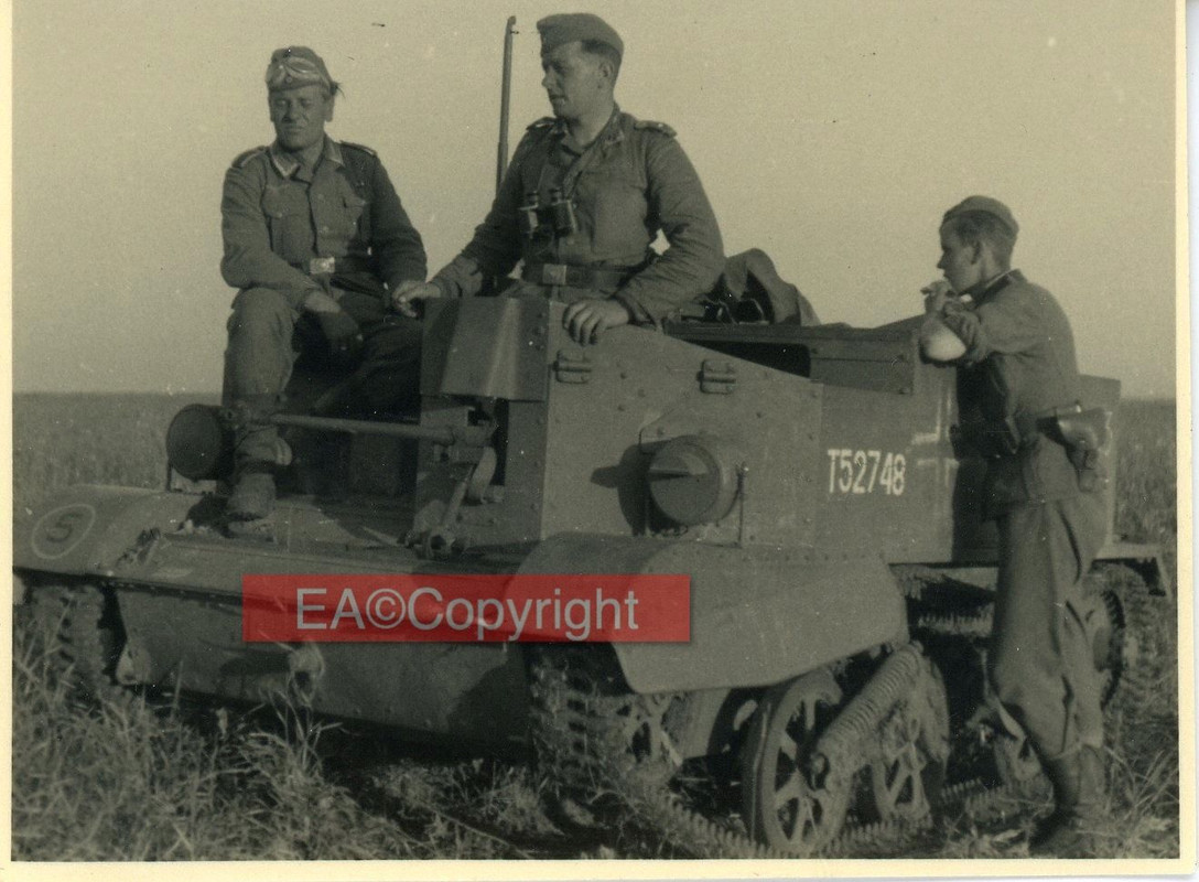 Beute Panzer Panzerspähwagen Foto
