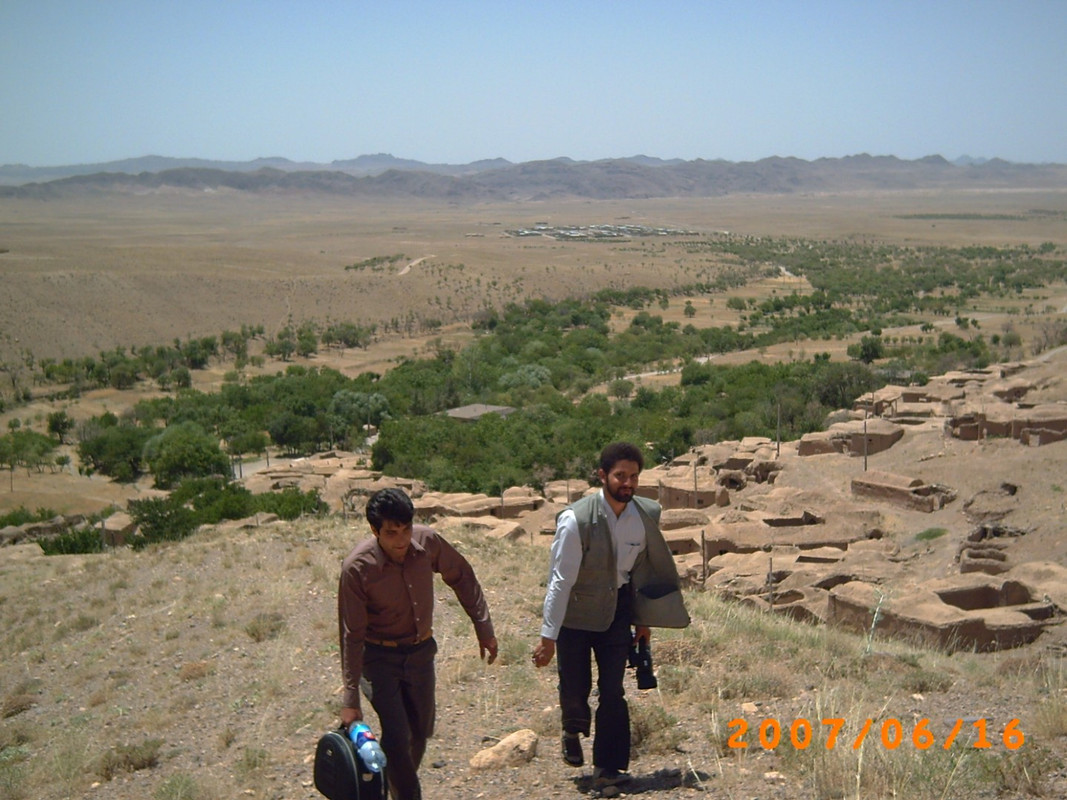 بازدید مسئولان میراث فرهنگی شهرستان فردوس از روستای تاریخی خانیک