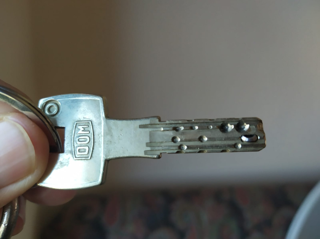 chiave del cilindro da cambiare