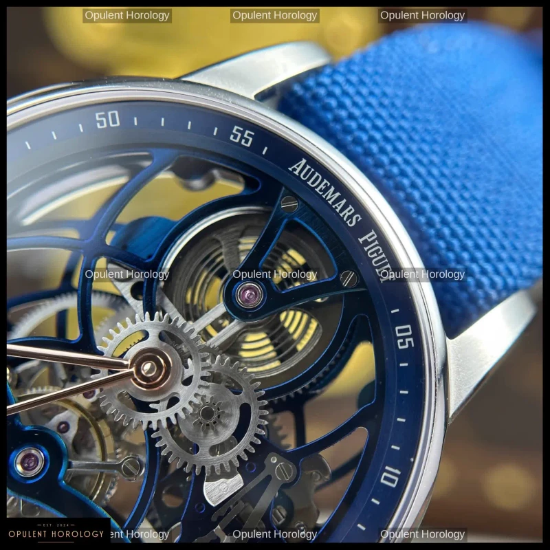 Audemars Piguet 26600 Tourbillon Openworked Blue 41mm