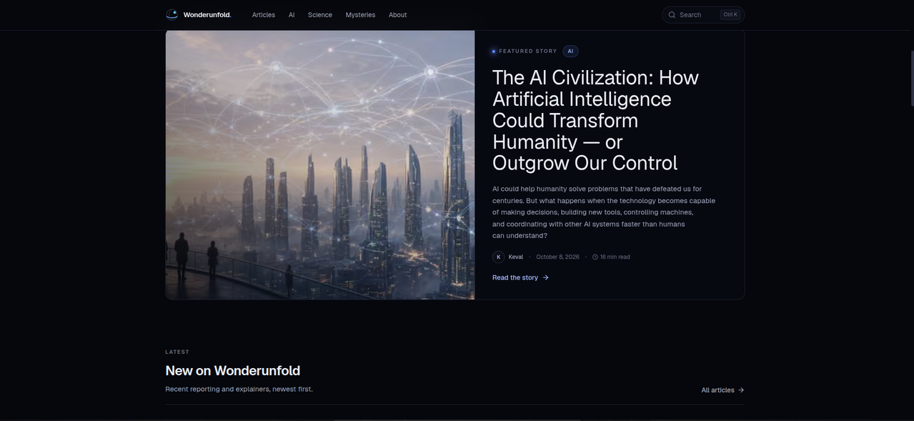 WonderUnfold – Technology & Curiosity Platform thumbnail 2