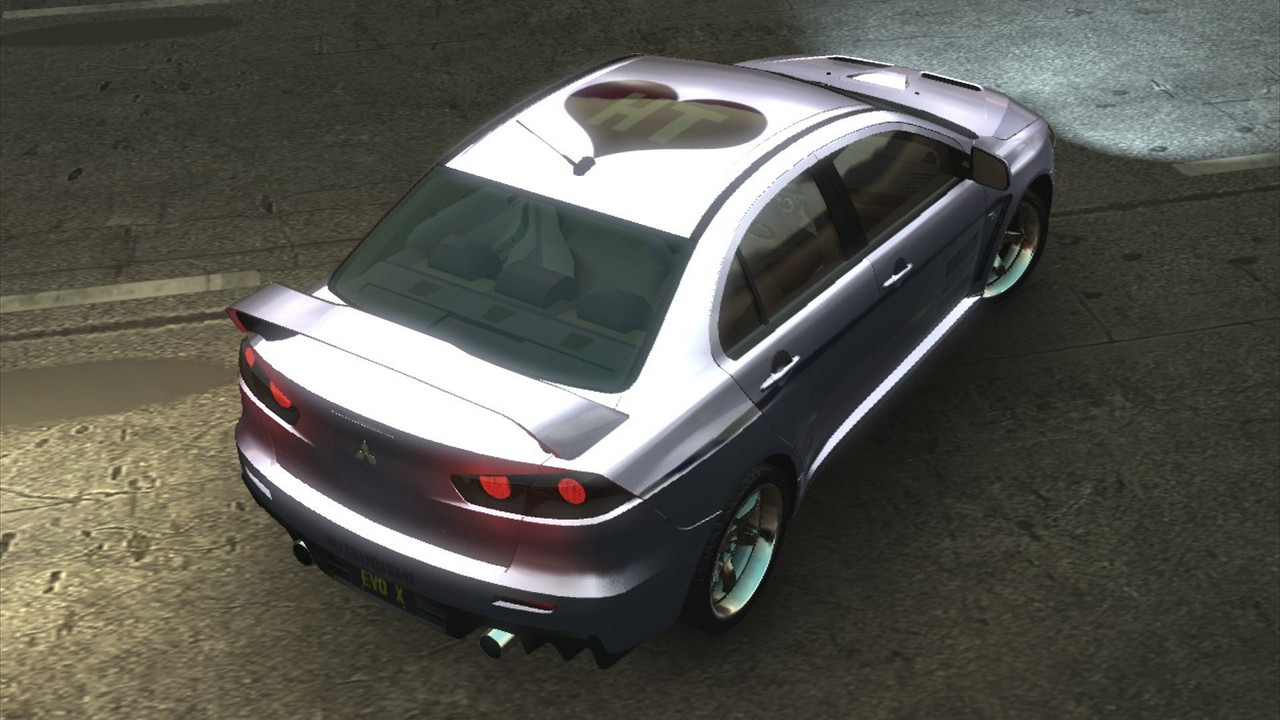 Mitsubishi Lancer Evolution X TWC (Rear High Ang