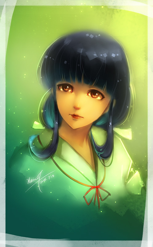 Hình vẽ Kikyou, Kagome, Sango bộ Inuyasha 58970902_p0