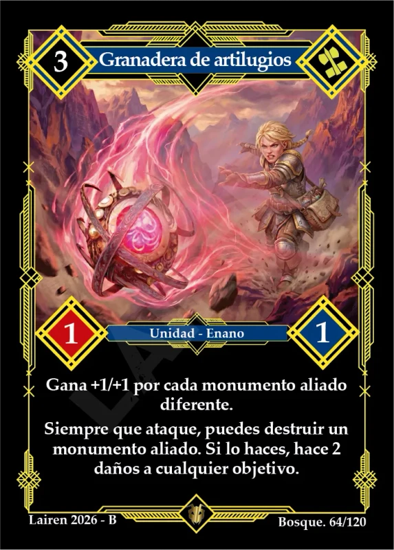GRANADERA DE ARTILUGIOS