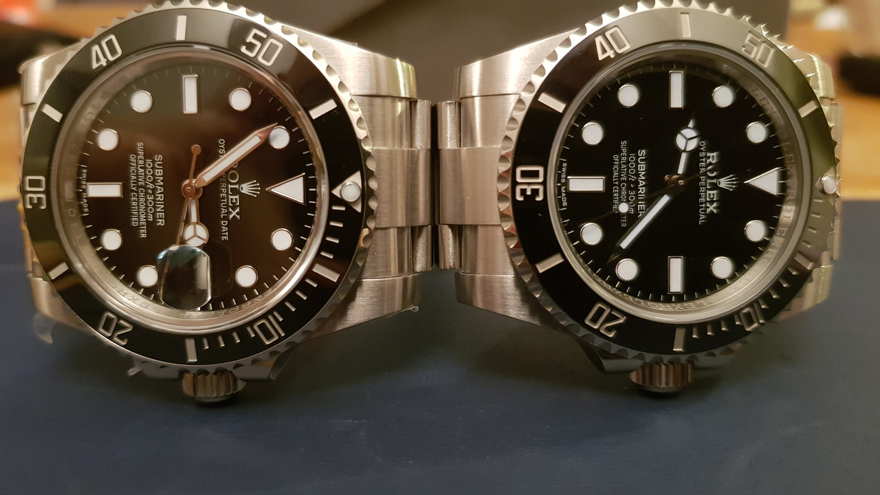 Submariner ARF 116610LN V3 904L vs Submariner ZZF 114060 v2 904L   - Ρολόγια Replica