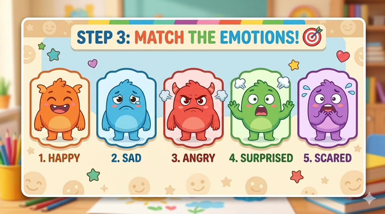 Step 3: Match the Emotions