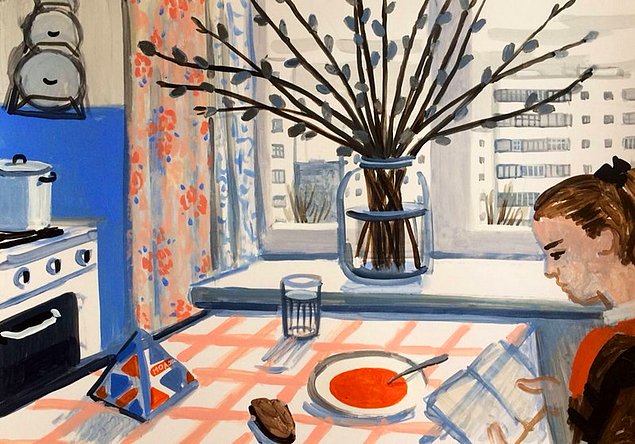 Эти 34 рисунка о детстве в СССР от советской девочки словно поворачивают время вспять