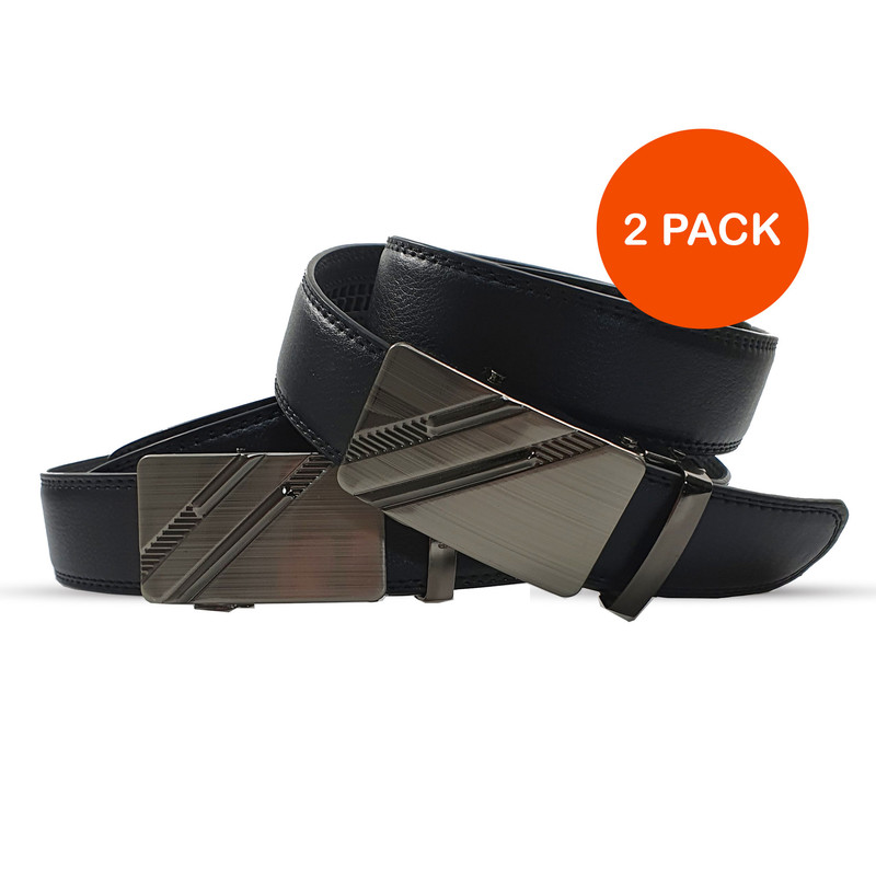 Riem met automatische gesp van Safekeepers –Zwart L t/m 6XL Riem met automatische gesp van Safekeepers –Zwart L t/m 6XL