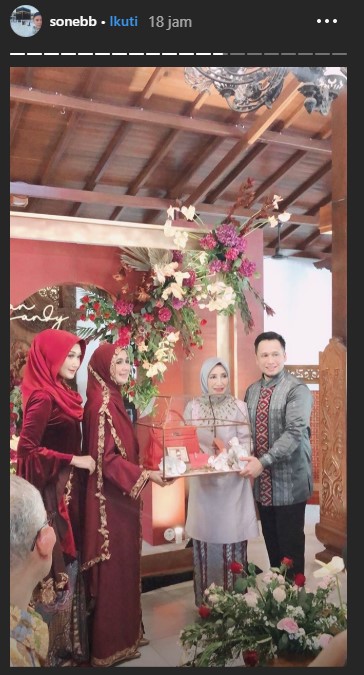 Seserahan lamaran Dian Pelangi (TribunStyle.com / Instagaram @sonebb)