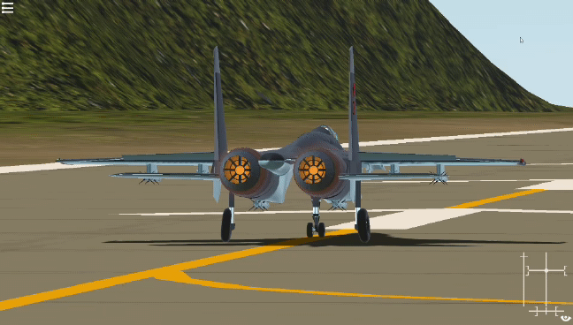 And also its engine like bloom like the real jet(kinda)