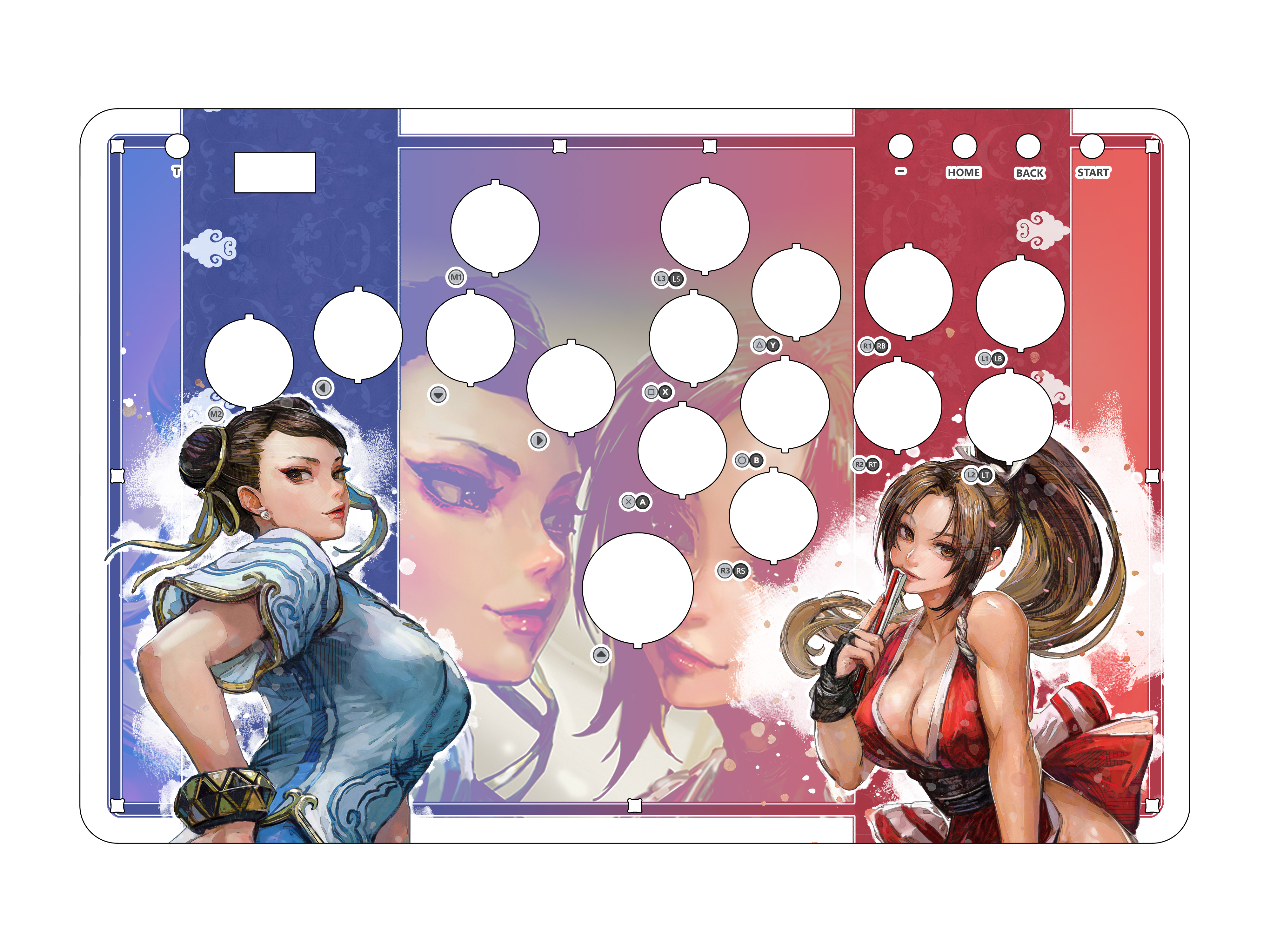 Chun Li and Mai Shiranui CosmoX(Haute42) U16 : r/fightsticks