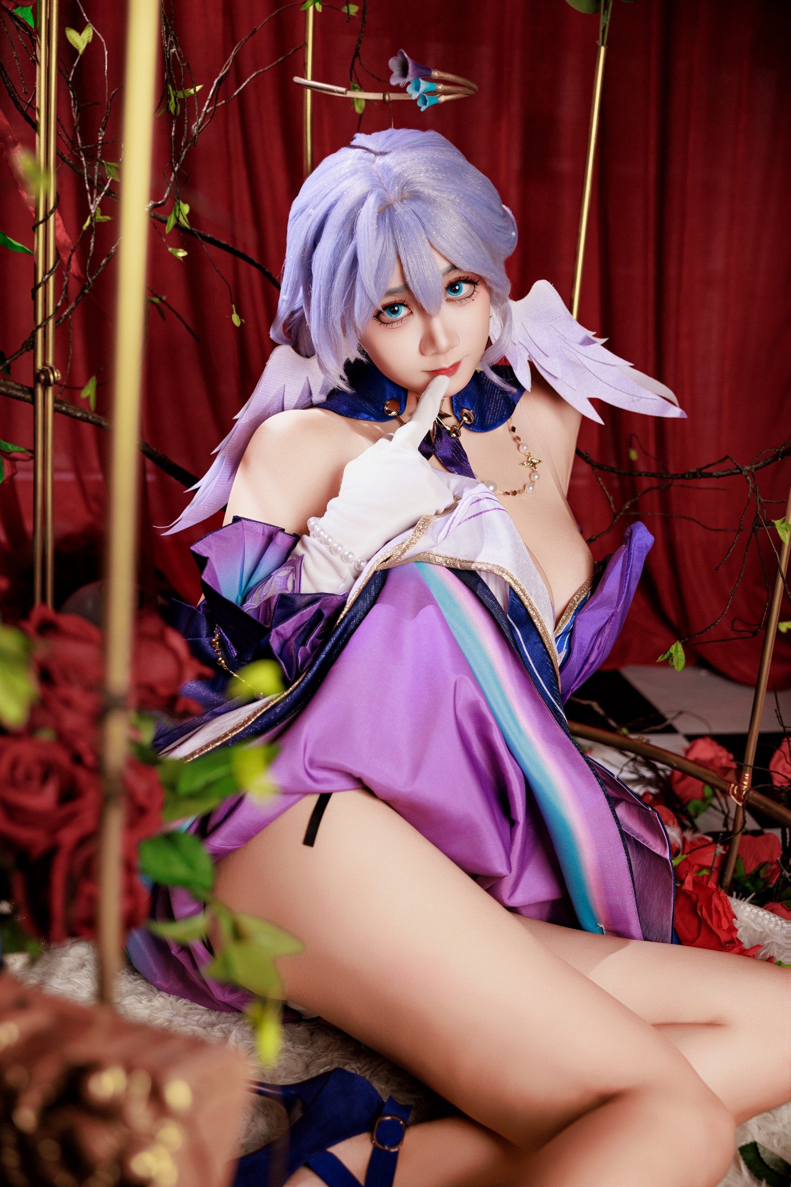 阿雪雪写真崩坏星穹铁道·知更鸟Cosplay图集（90P+1V / 1.04G）高清写真插图1