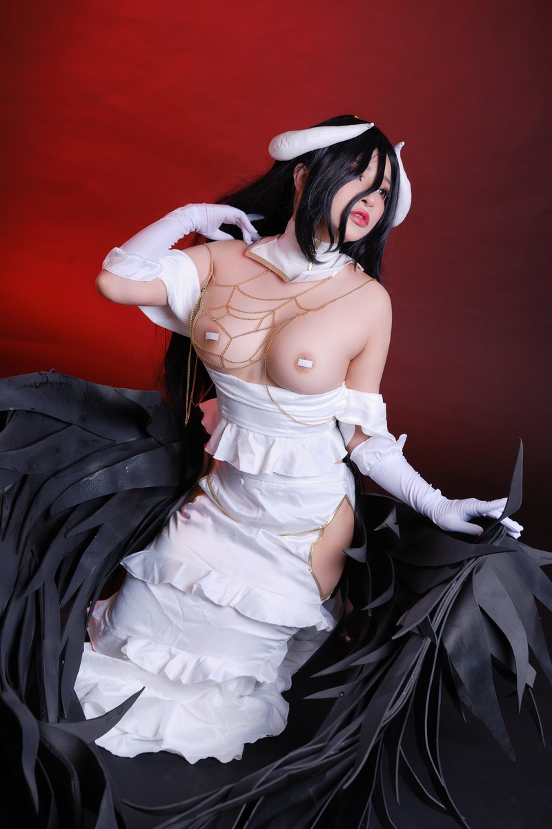 MiMi Chan 雅儿贝德 Albedo Cosplay Overlord 高清写真【12P-23M】插图1