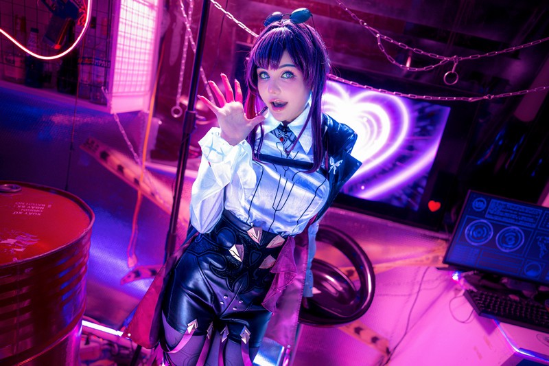 Joyce Lin2x Kafka Cosplay Honkai Star Rail 高清写真 65P插图