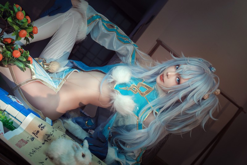 艾西Aiwest PA-15芙洛伦跃雪逢春Cosplay写真图集 高清美图合集 21P (128.7M)插图4