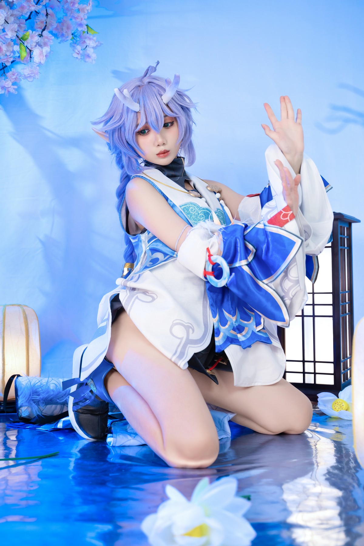 PoppaChan Bailu Cosplay Pack (Honkai Star Rail) – 155 Photos 12 Videos 457MB插图5