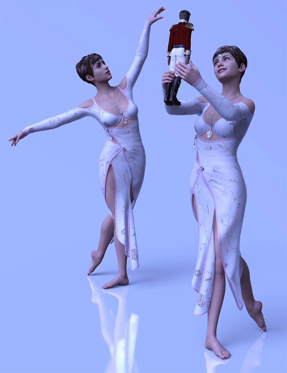 CDI Nutcracker Ballet Poses for Genesis 8 1