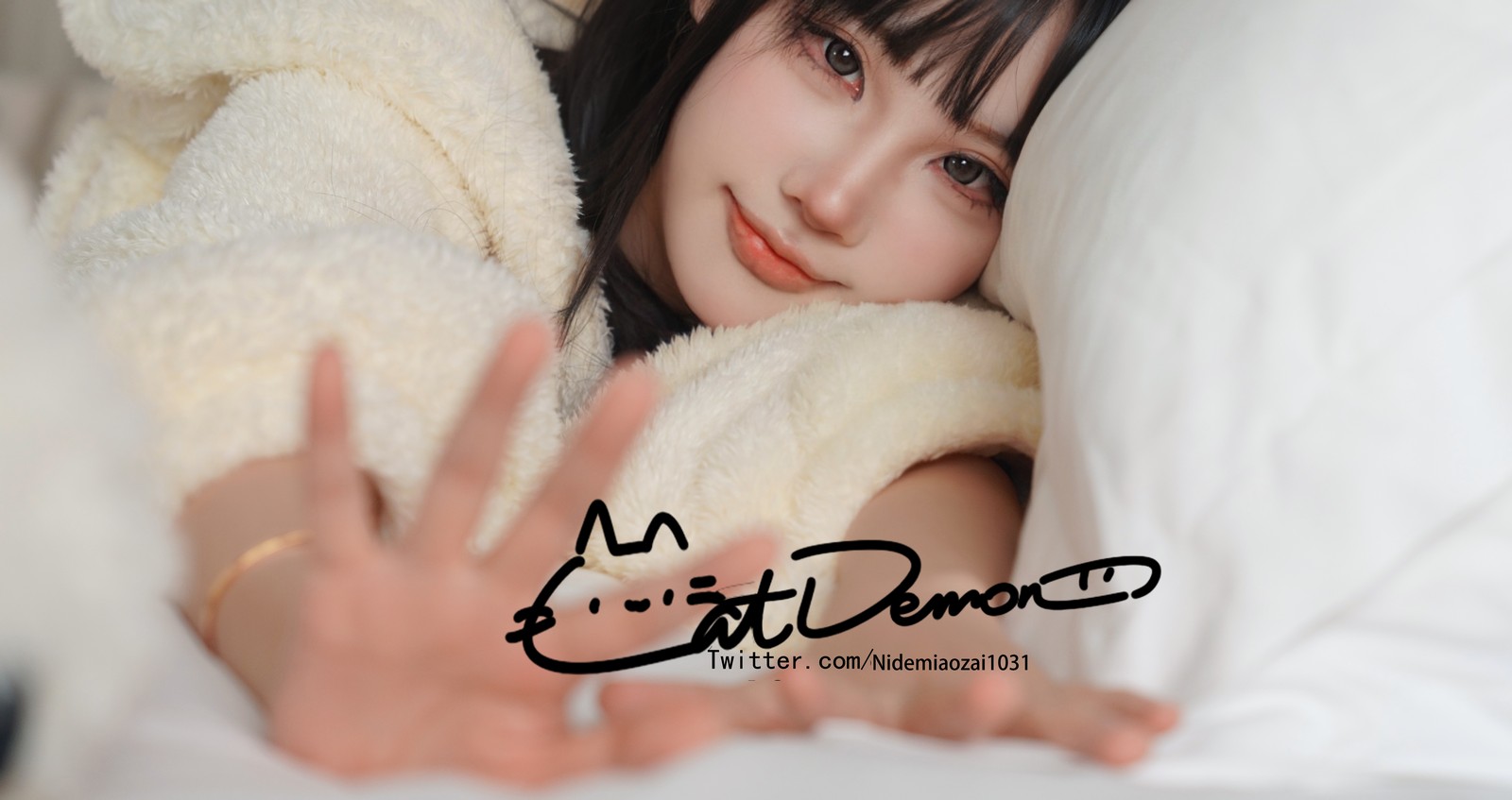 Cat Demon 喵崽｜小羊主题 萌系 Cosplay 高清写真图集插图2