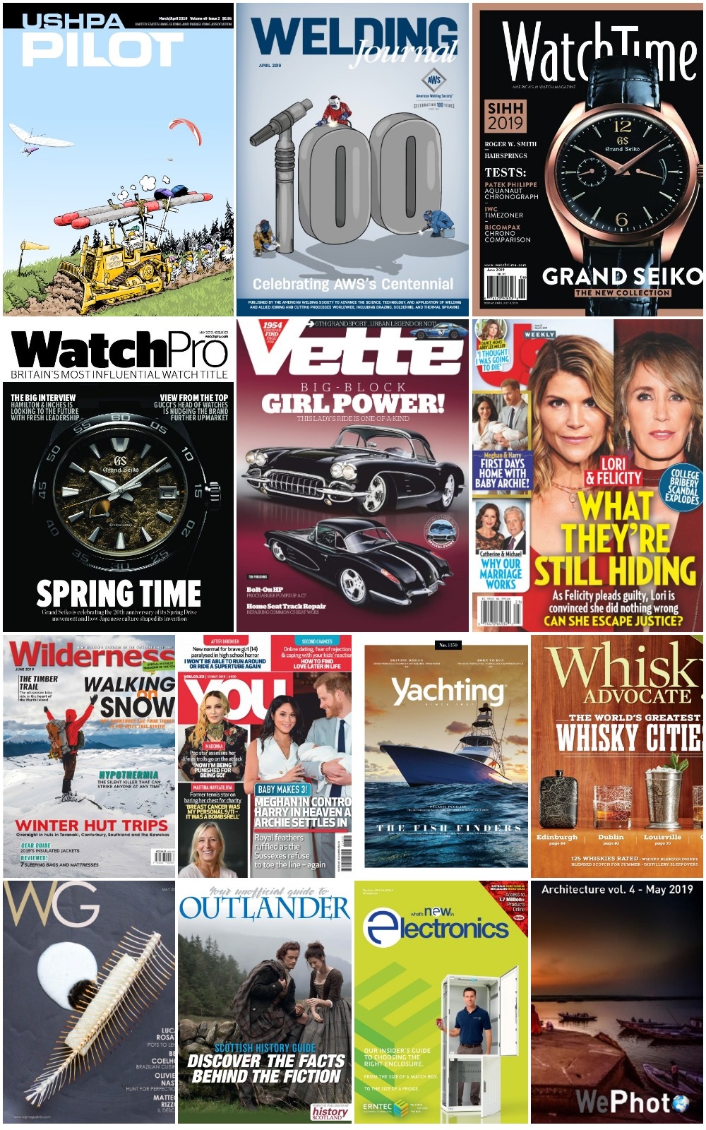 50 Assorted Magazines - May 31 2019