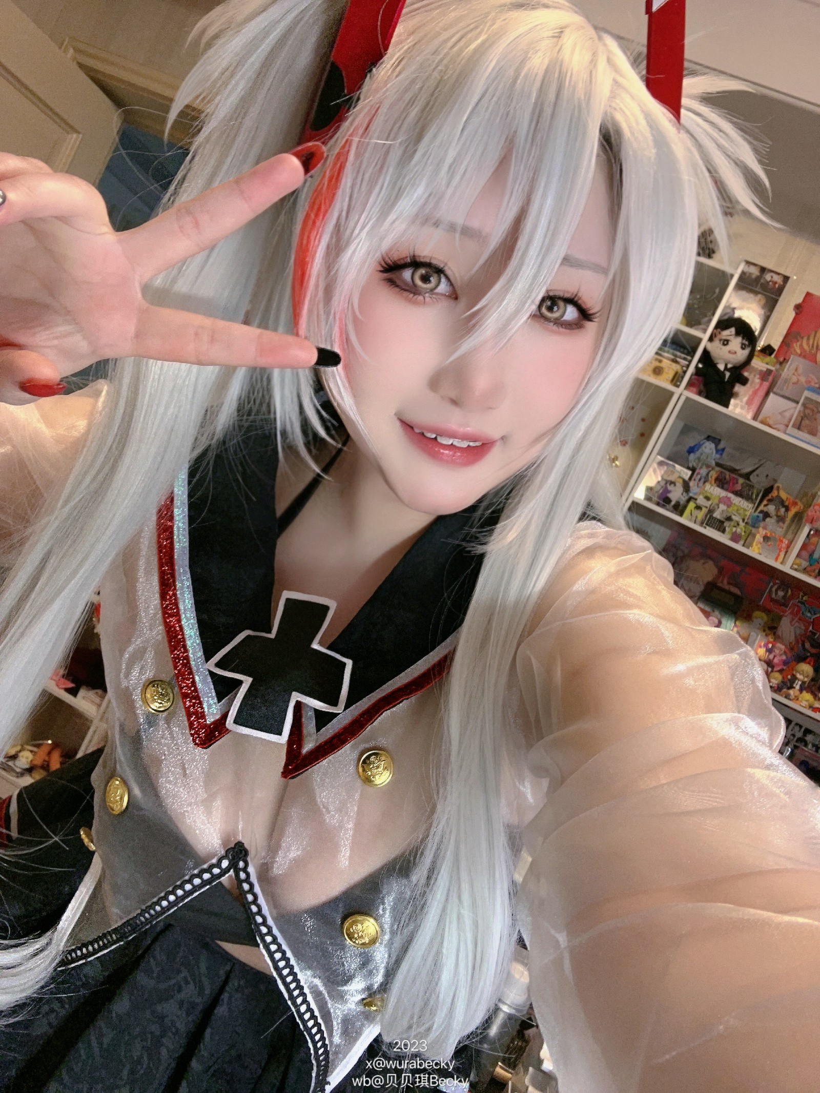 贝贝琪 Becky 欧根亲王 JK 制服 Cosplay 写真集（18P｜102MB）插图7