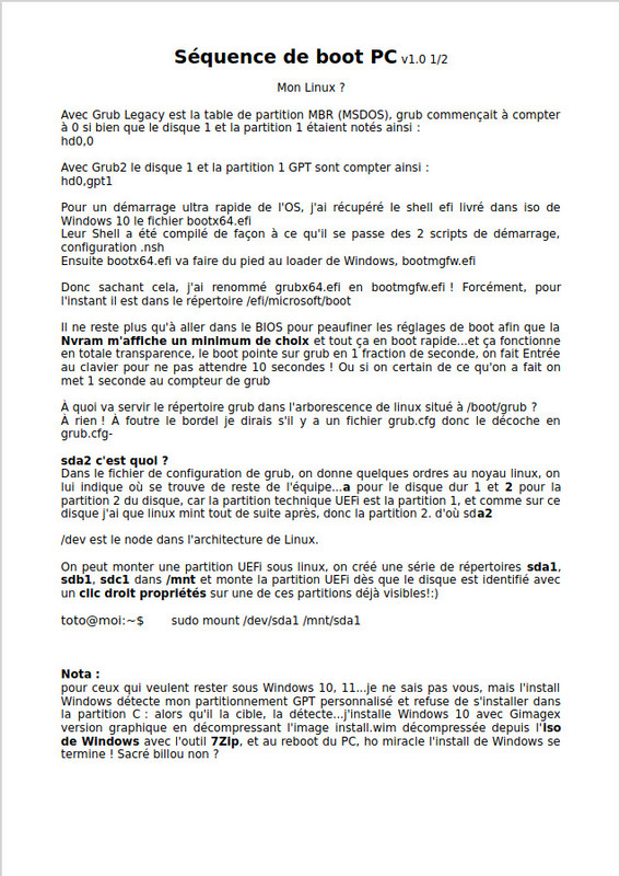sequence uefi tuto mon linux 1 2