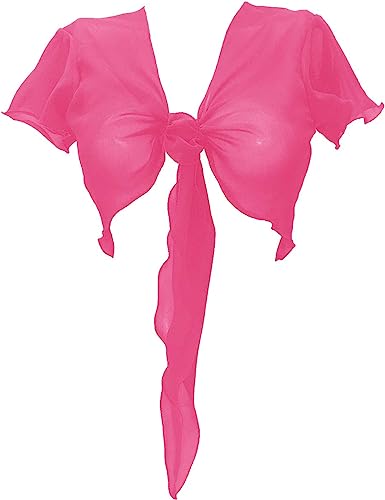 Women's Chiffon Choli Blouse Short Sleeve Tie Crop Top Shrug Belly Dance Gypsy - Bild 16 von 63