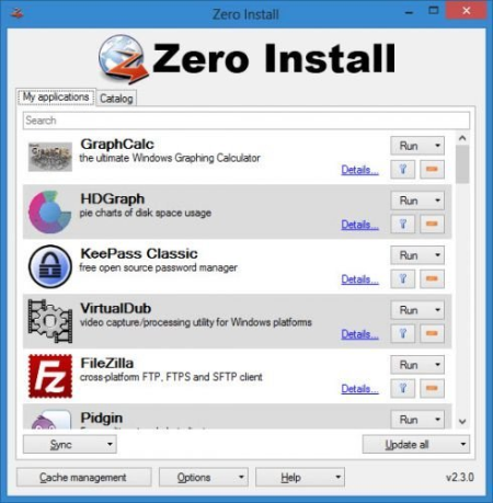 Zero Install 2.20