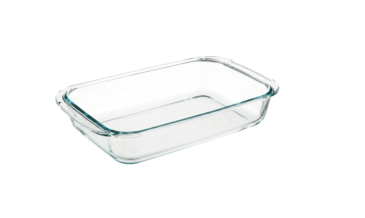 Asadera de Vidrio Rectangula 396*206*52