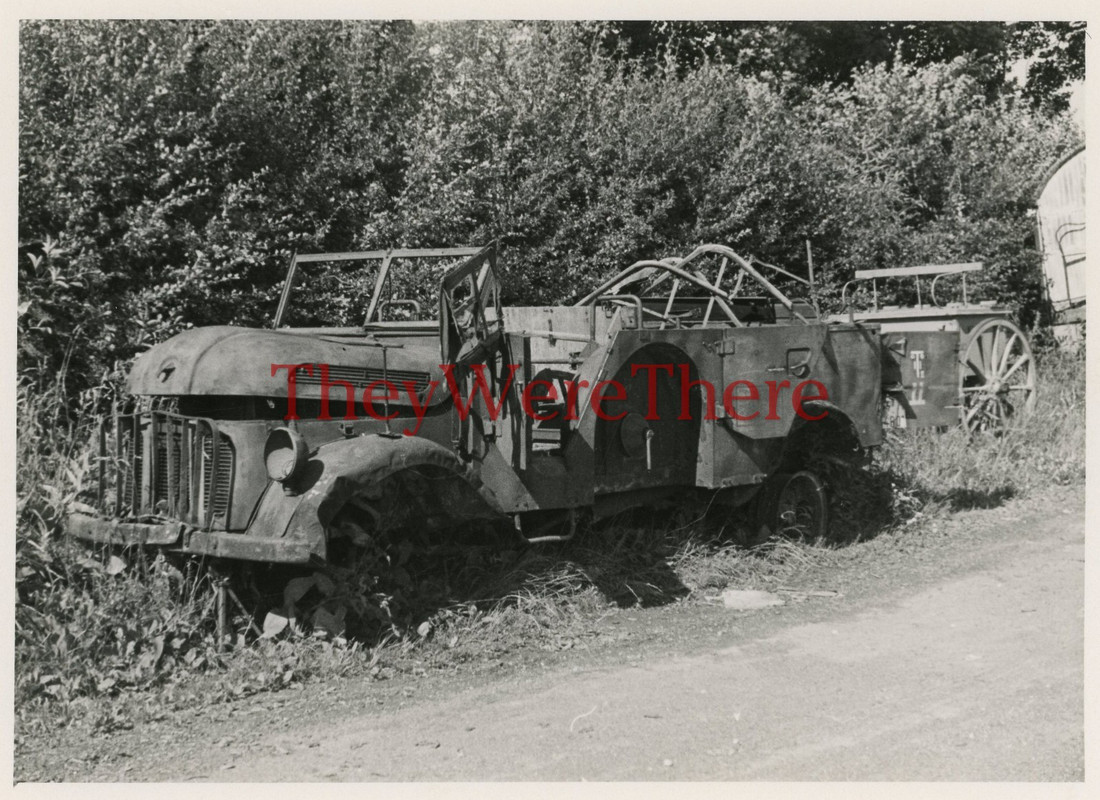 US Captured GERMAN ARMY STEYR 1500 RADIO  GUN TOW VEHICLE