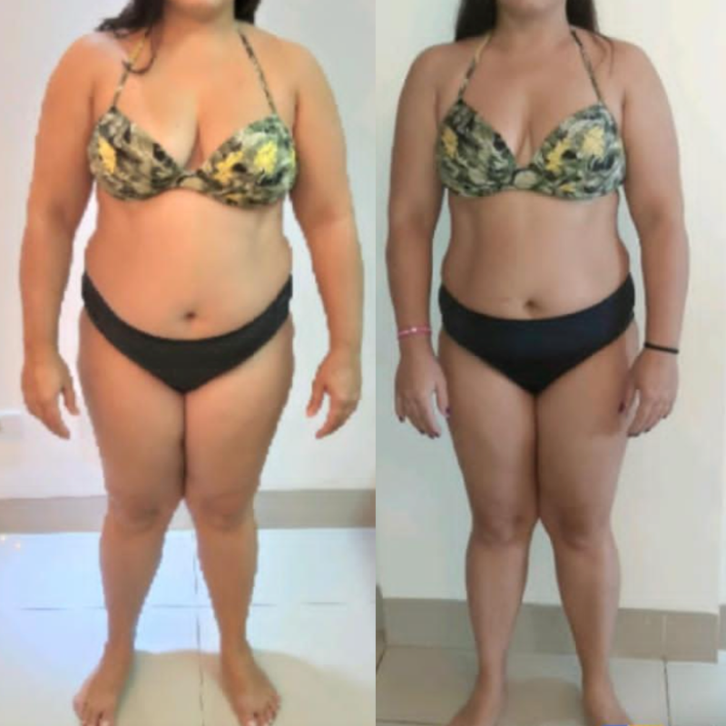 Resultado — antes e depois