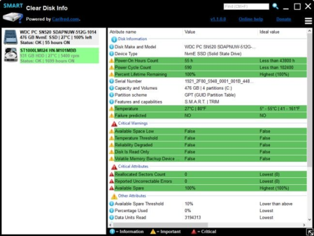 Clear Disk Info 1.3.0.0