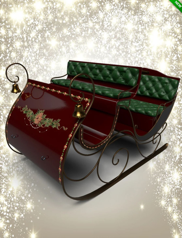 Vintage Sleigh Iray Textures Addons