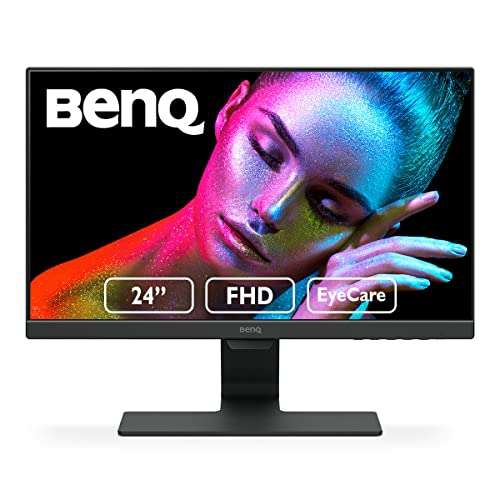 Amazon: Monitor: BenQ GW2480 Monitor LED, Eye-Care Tech, FHD 1080p, HDMI, Negro, 24 pulgadas 
