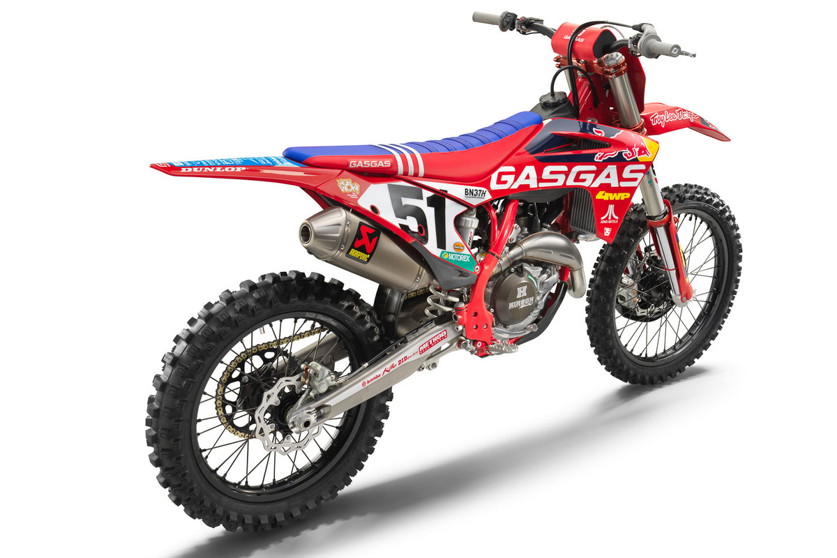 Гоночный кроссбайк GasGas MC 450F Troy Lee Designs 2022