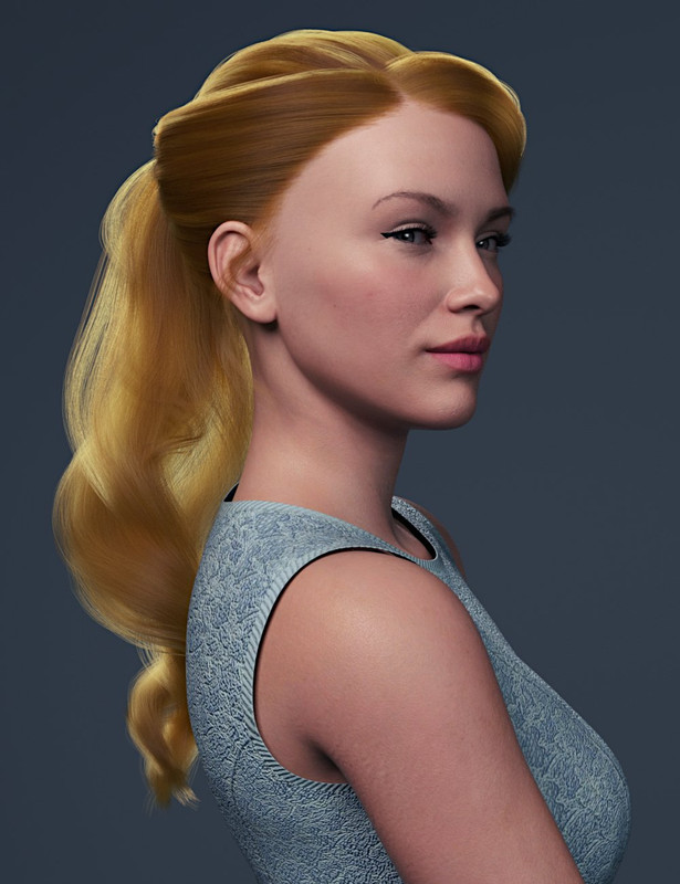 dForce Stephanie Ponytail for Genesis 8 Females dForce Stephanie Ponytail for Genesis 8 Females