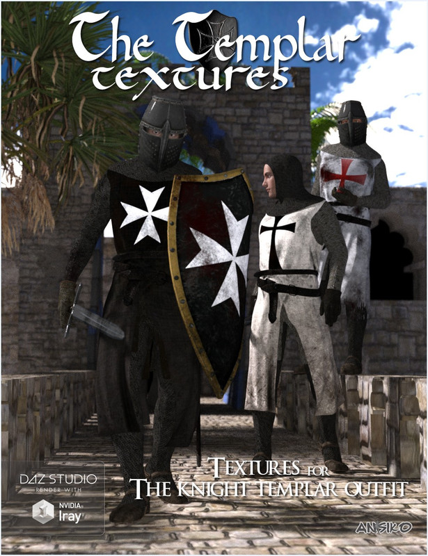 00 main the templar textures daz3d