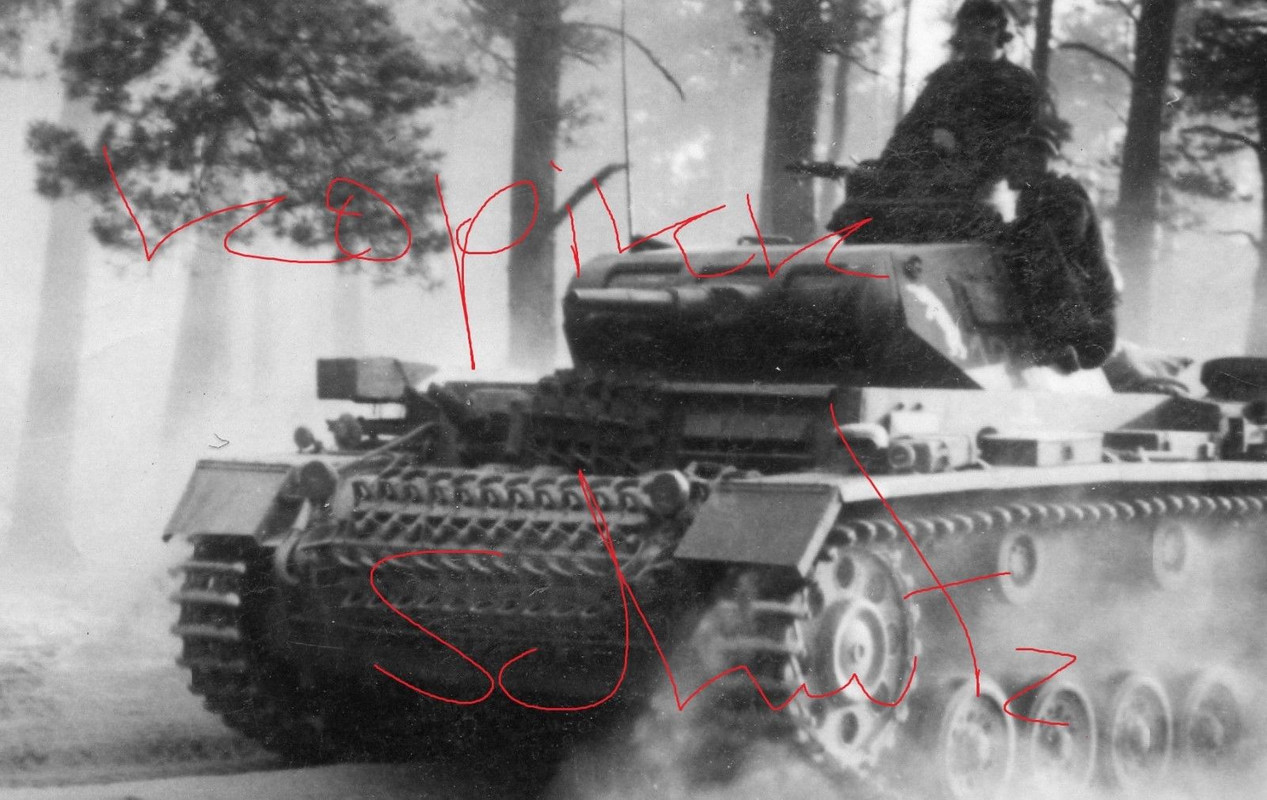 4. PD Panzer Division Regiment 35  Kennung Bär Wappen- PzKpfw II