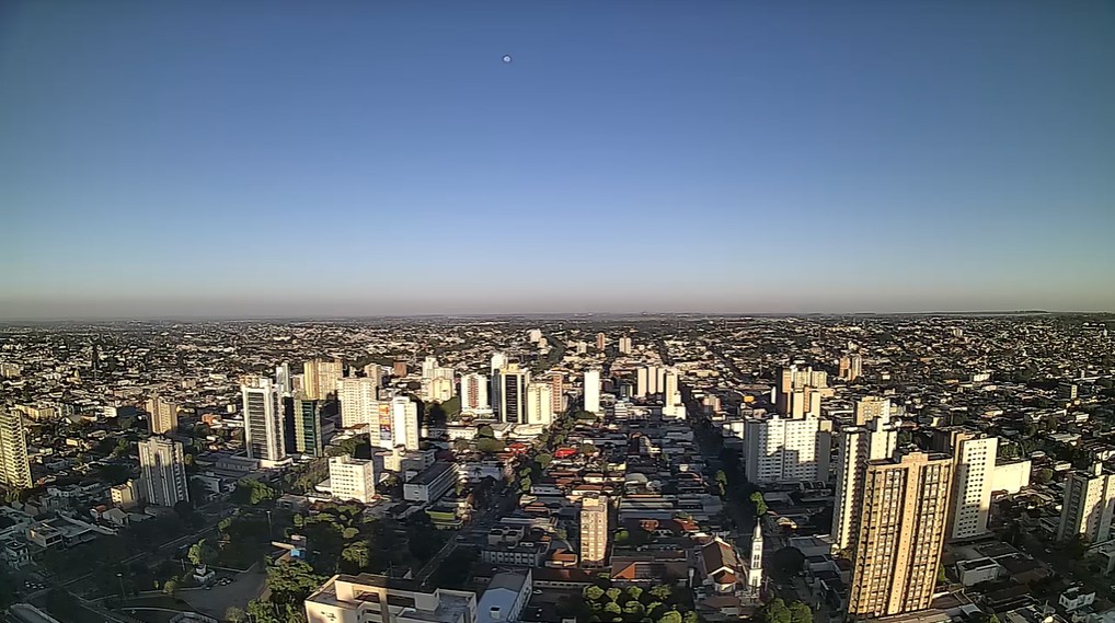 Campo Grande nesta manhã de terça-feira