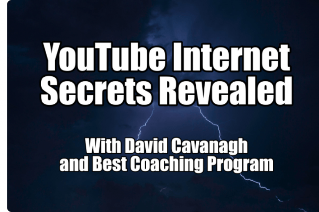 YouTube Internet Secrets Revealed with David Cavanagh
