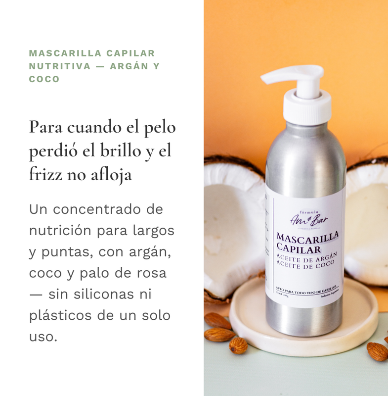 Mascarilla Capilar Nutritiva &mdash; F&oacute;rmula &Aacute;mbar