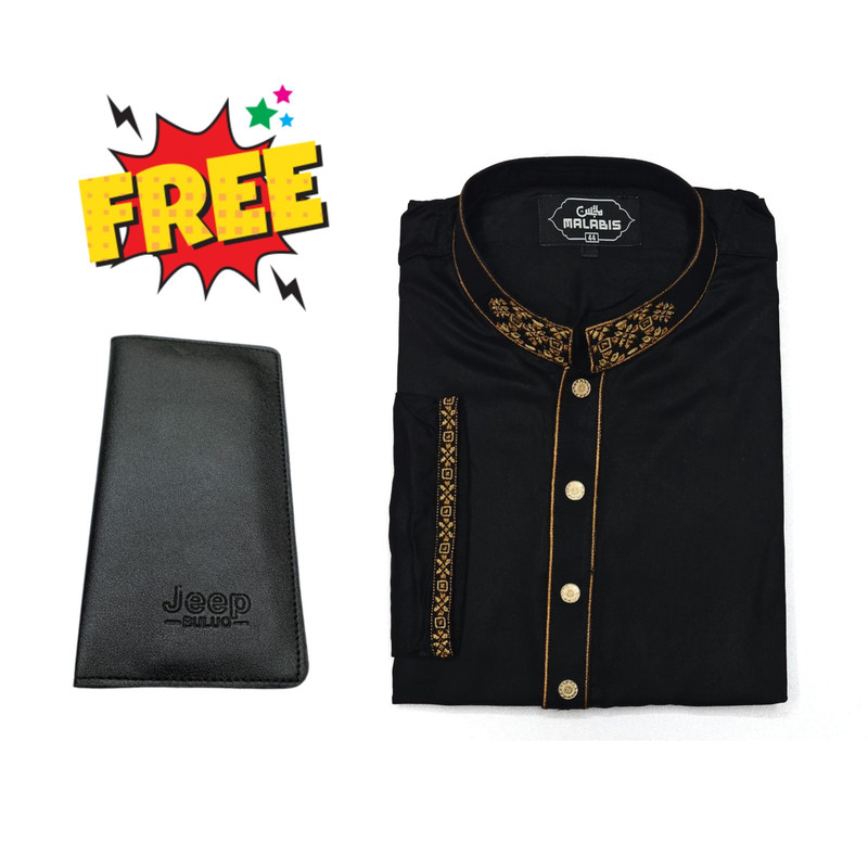 কমফোর্টেবল এমব্রয়ডারেড পাঞ্জাবি প্রিমিয়াম বক্স সহ + ফ্রি ওয়ালেট