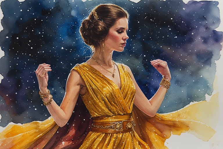 Princess-Leia-in-Golden-outfit-(14)