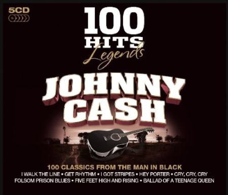 Johnny Cash - 100 Hits Legends: Johnny Cash (5CD Box-set) (2011)