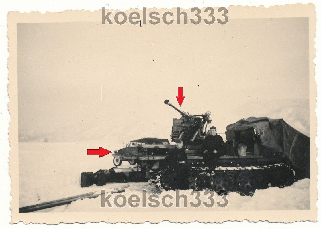 Flak Panzer Halbkette VW Kübelwagen PKW Sd.Kfz. 
