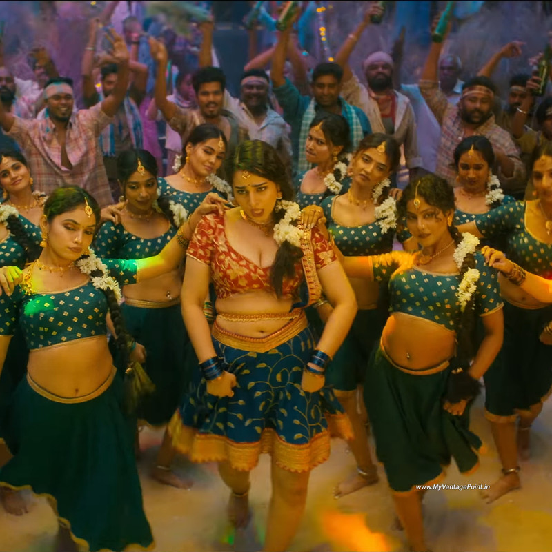 16 Ayesha Khan Hot Item Song MOTHA in Gangs of Godavari (2024)