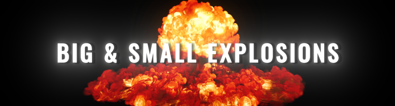Big Small Explosive Poster