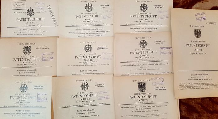 101 Documentos de Registo de Patentes Relojoeiras 5