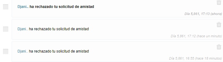 Djani rechaza amistad